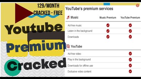 Youtube premium crack